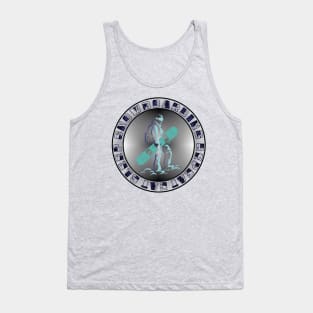 Snowboarder Silhouette Tank Top